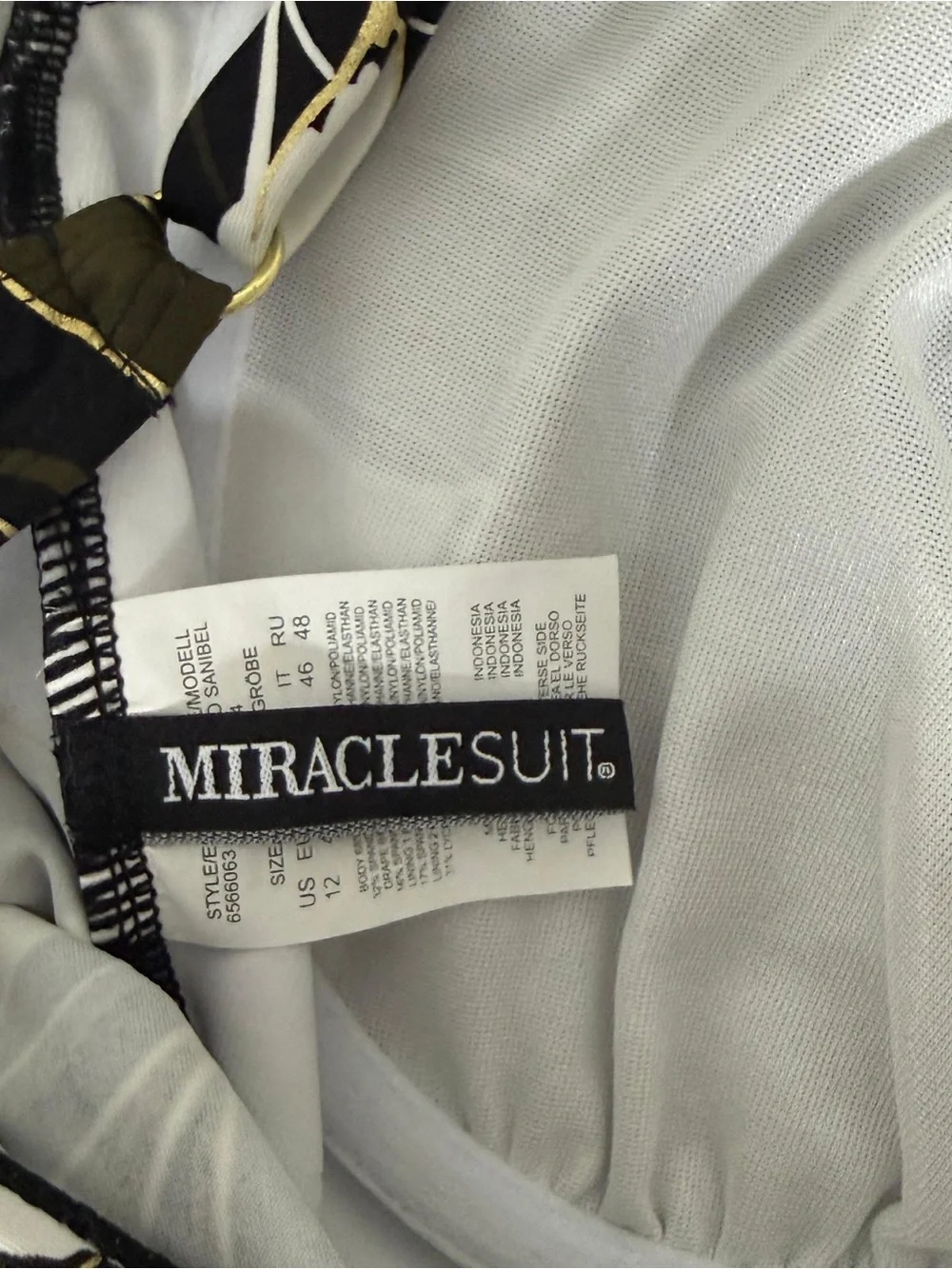 194$ Miraclesuit Elle Dorado Escape Underwired One-Piece Swimsuit Size 12 Black - Picture 11 of 13